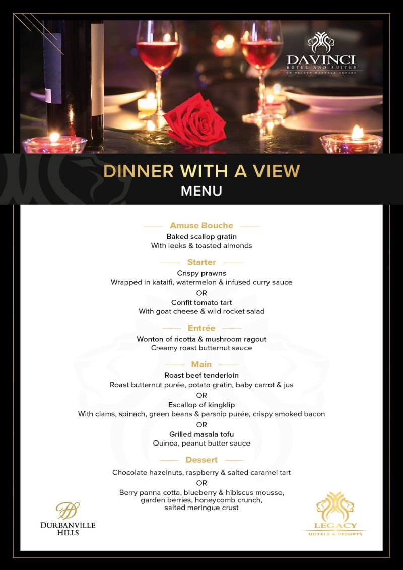 Popup dinner at DAVINCI Hotel & Suites Sandton Tourism Association